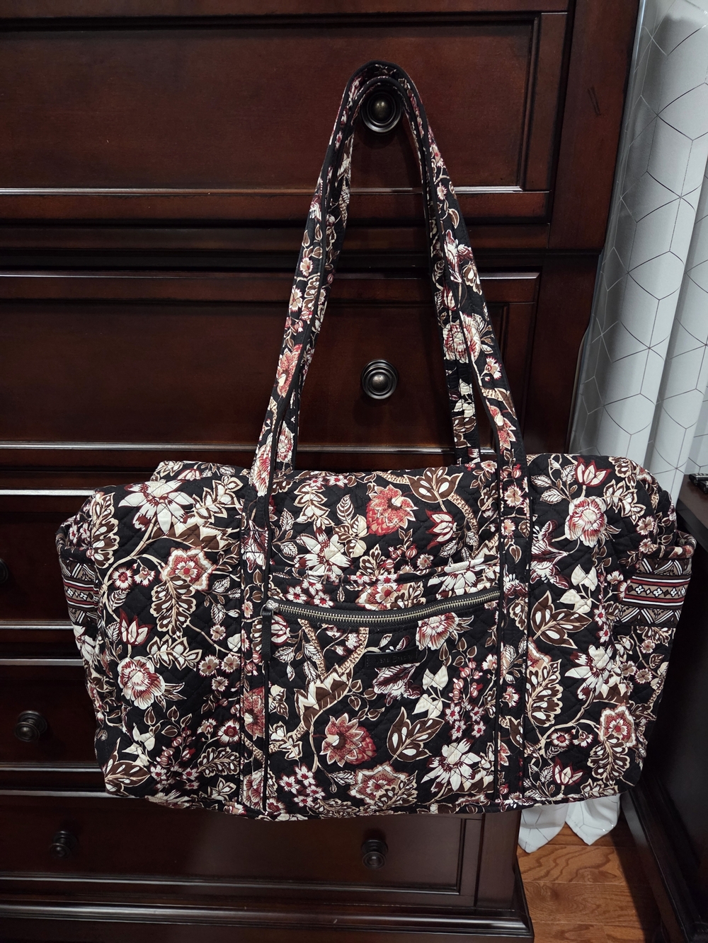 Vera Bradley Quilted Floral Largw Weekender Tote Bag - Retired Pattern
